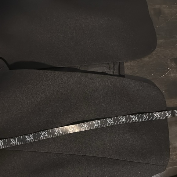 Vintage Emily Black Beaded Removable Lapel Single Button Wool Blazer Size 22W - Picture 7 of 8